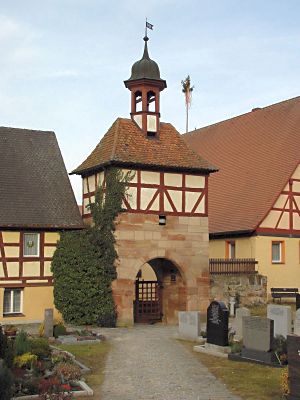 Torhaus der Kirchhofbefestigung - Roßtal