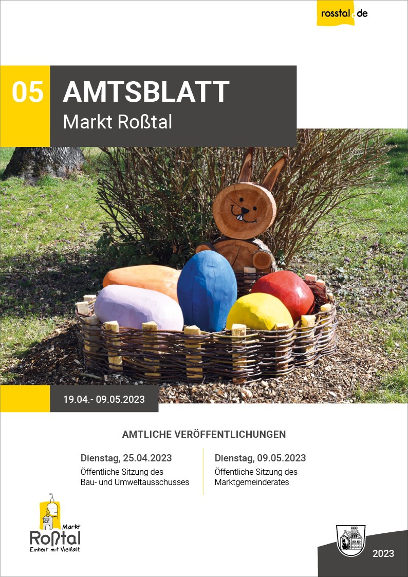Cover Amtsblatt 05/2023 vom 19.04
